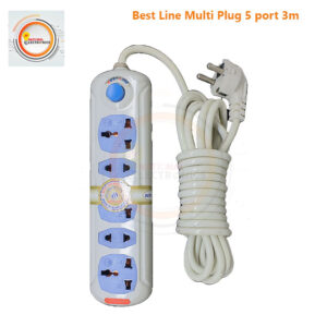 Best Line Multi Plug 5 port 3m