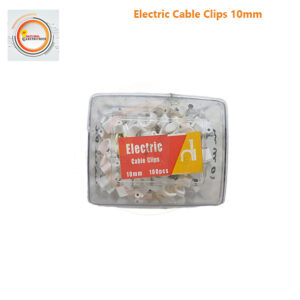 Electric Cable Clips 10mm 100pcs