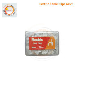 Electric Cable Clips 6mm 100 pcs