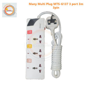 Many Multi Plug MTS-G137 3 port 3m 3pin